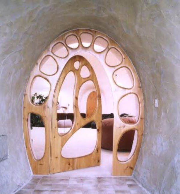 Amazing doorway in an underground dome by WIlliam Lishman 