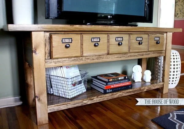 Pottery Barn media console tv stand