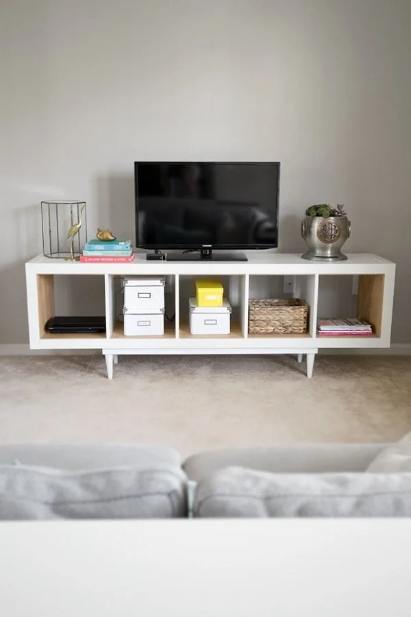 IKEA hack tv stand