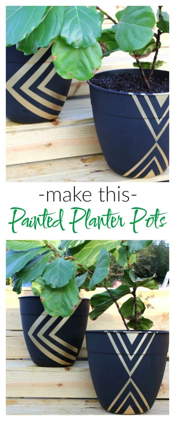 Check out how to make a DIY painted planter pod