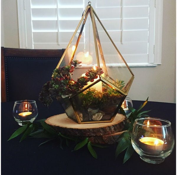 How to make a  terrarium centerpiece 