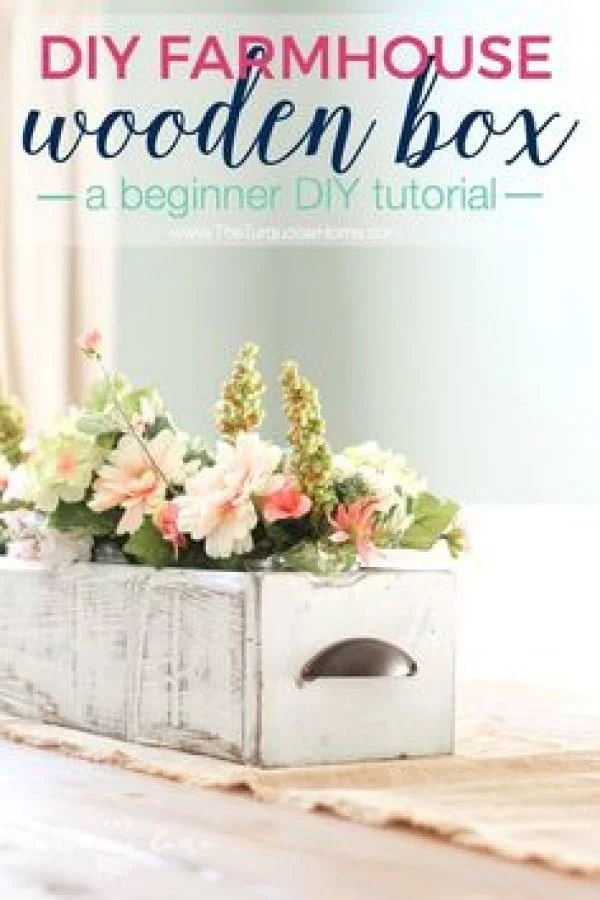 How to build a DIY farmhouse centerpiece box