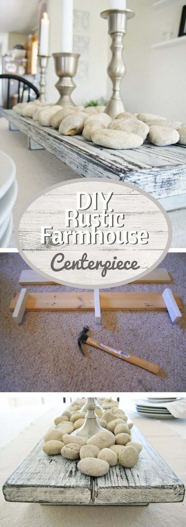 How to build an easy DIY rustic farmhouse centerpiece