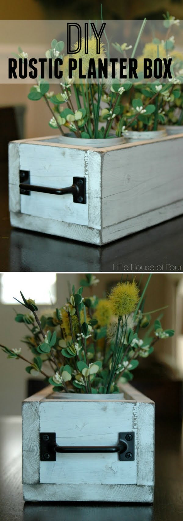 How to make a DIY rustic planter box