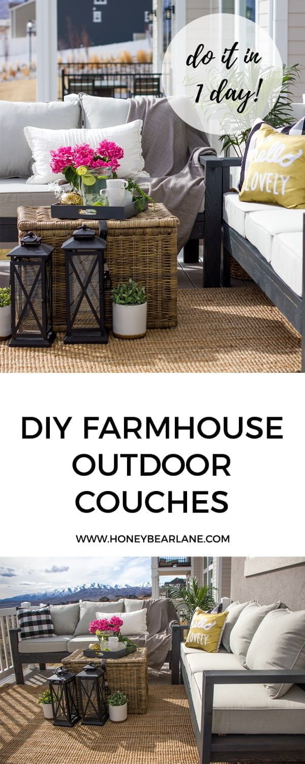 Check out the tutorial for   outdoor couches. Looks easy enough! 