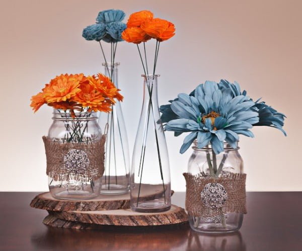 How to make a DIY rustic centerpiece from mason jars