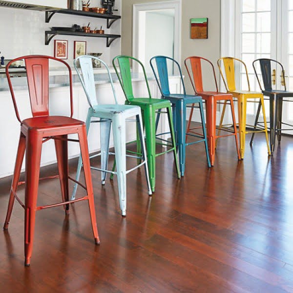 Unique Colorful Bar Stools for Small Space