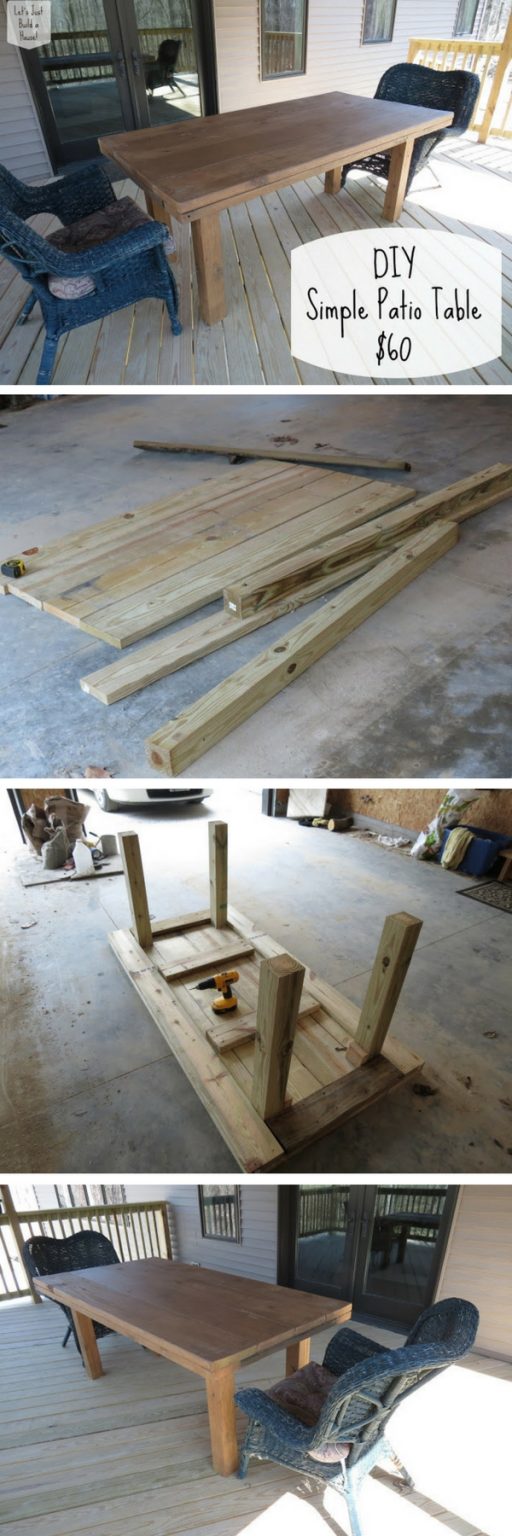 DIY Outdoor Furniture 39 Easy Projects You Can Do Right Now