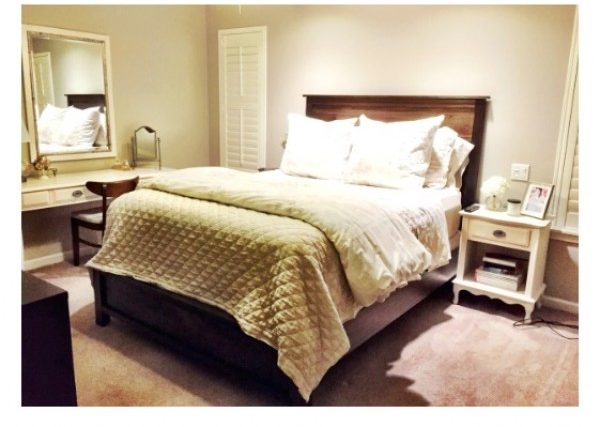 45 Easy DIY Bed Frame Projects You Can Build on a Budget - Check out the tutorial on how to build a headboard and bed frame