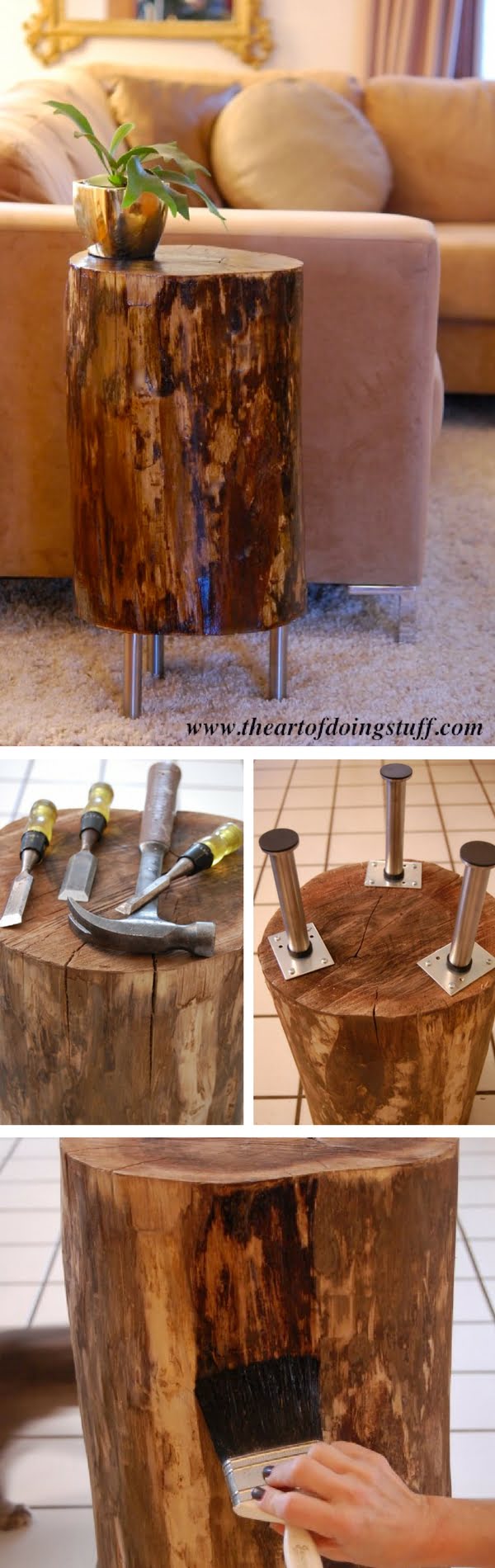 16 Inspiring DIY Tree Stump Projects for Rustic Decor