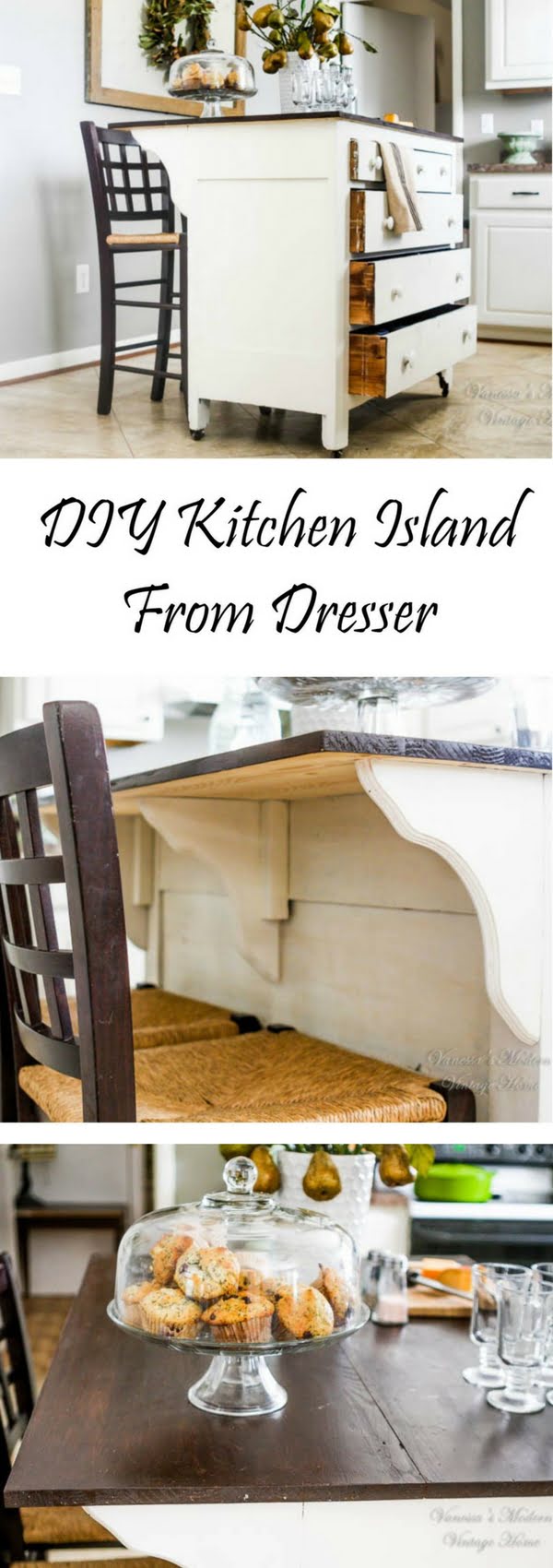 kitchen island from a dresser 