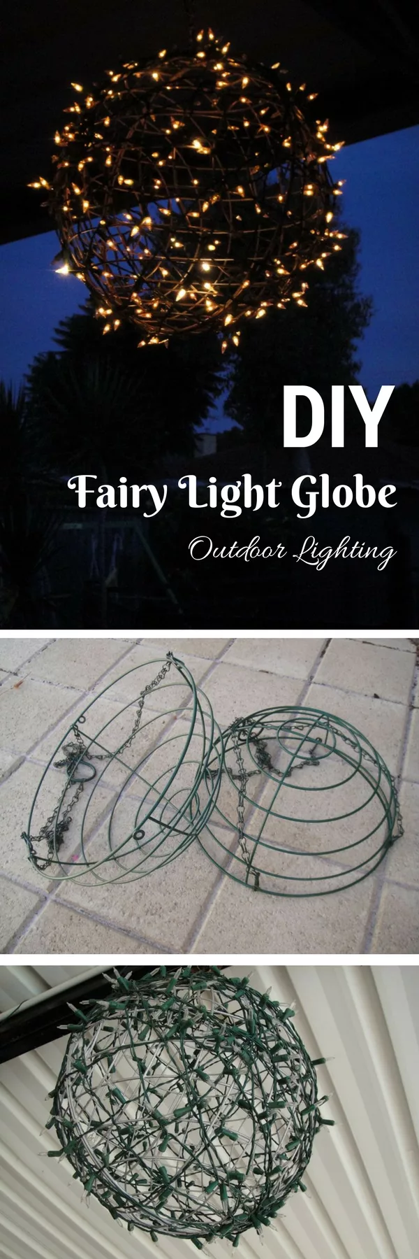 How to make an easy DIY fairy light orb