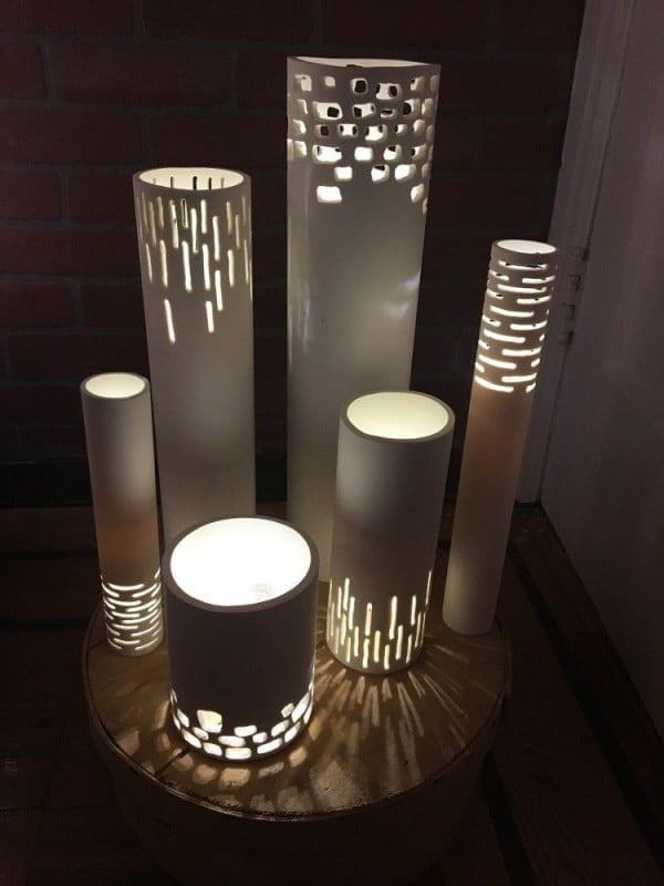Check out the tutorial on how to make easy DIY outdoor pvc pipe lights @istandarddesign