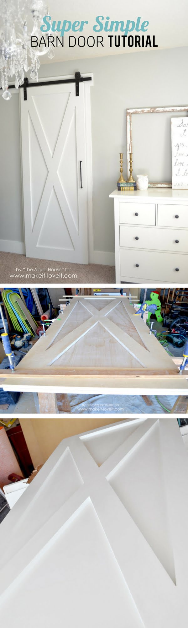 How to make simple DIY barn door 