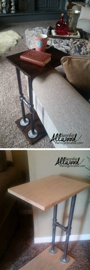 18 Easy DIY Sofa Side Tables You Can Build on a Budget