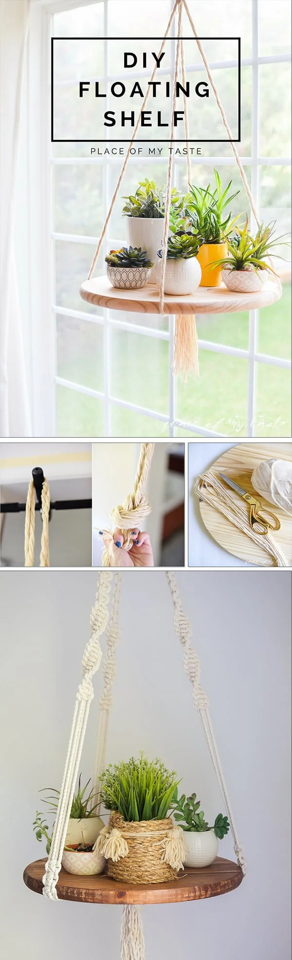 Check out the tutorial how to make a DIY floating shelf