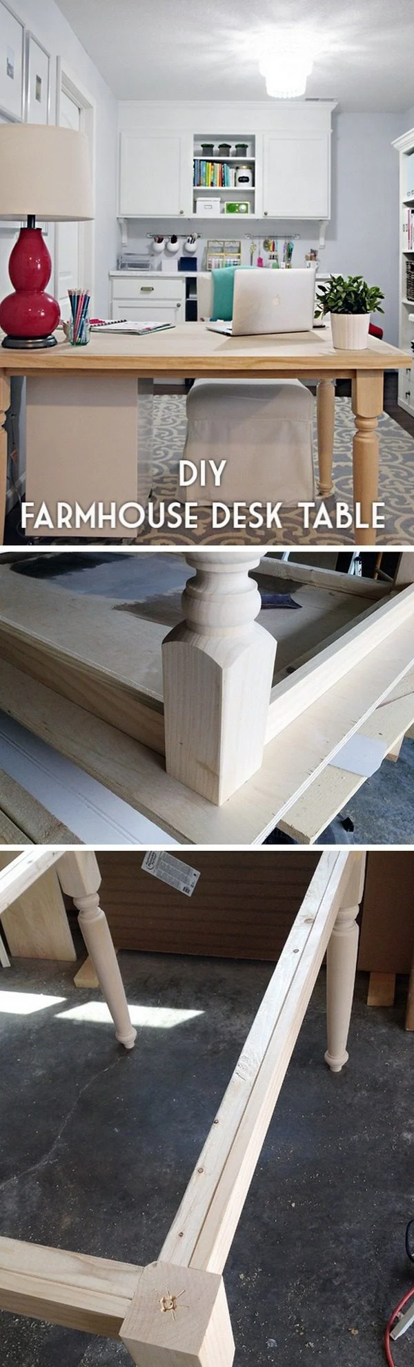 Check out the tutorial how to build a   desk table   