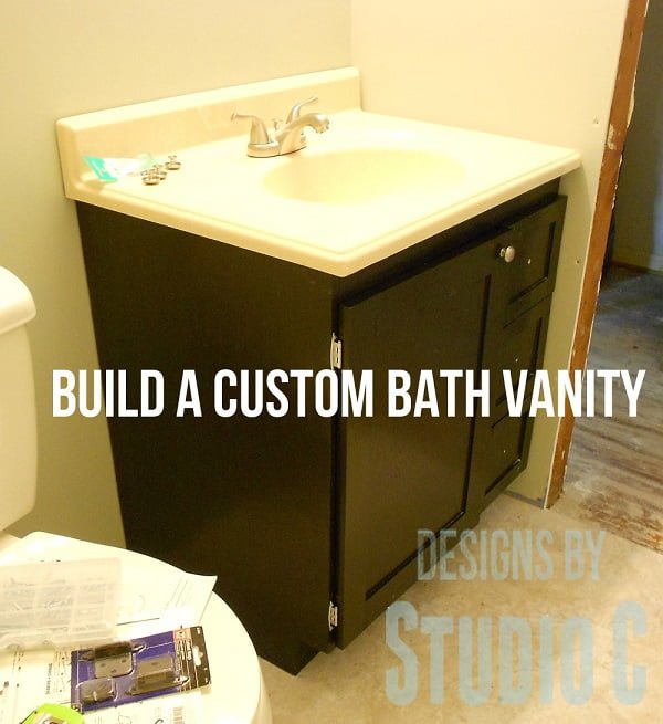 How to build a custom  bathroom vanity 