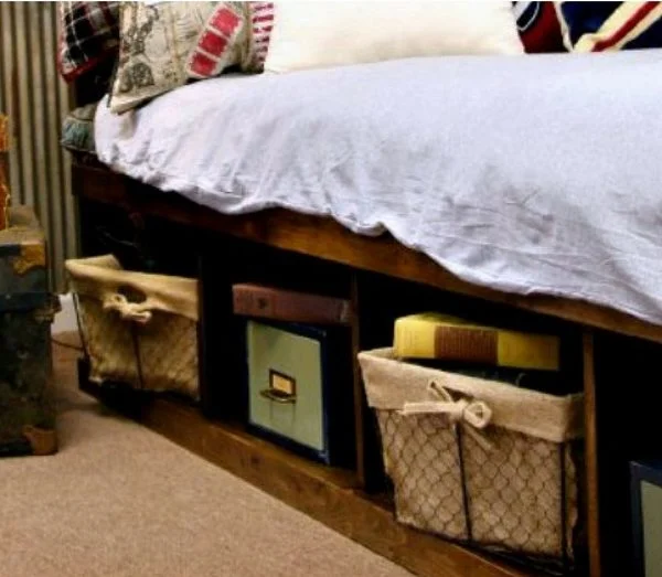 How to build a DIY platform storage bed 