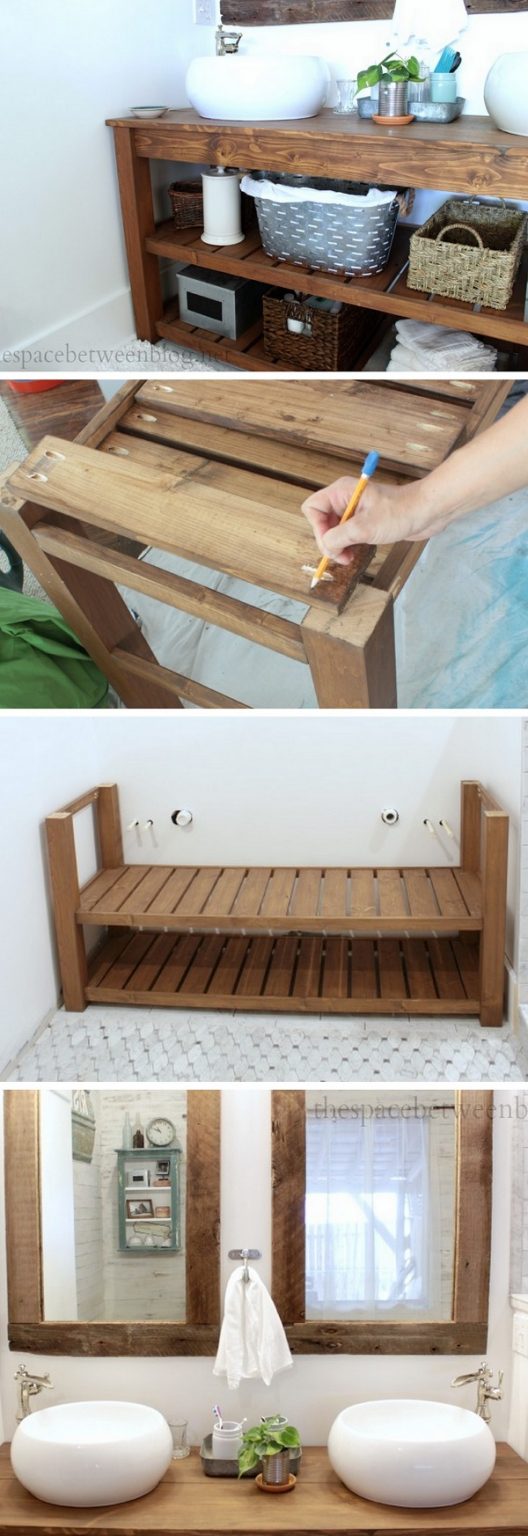 24 Easy DIY Bathroom Vanity Plans for a Quick Remodel