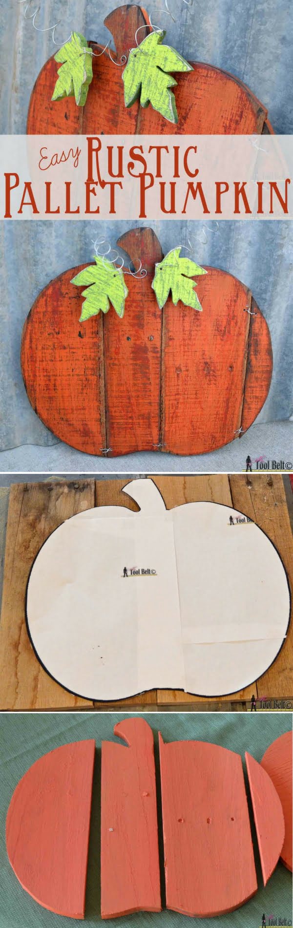 20 Cute DIY Rustic Wood Pumpkins You'll Love Making