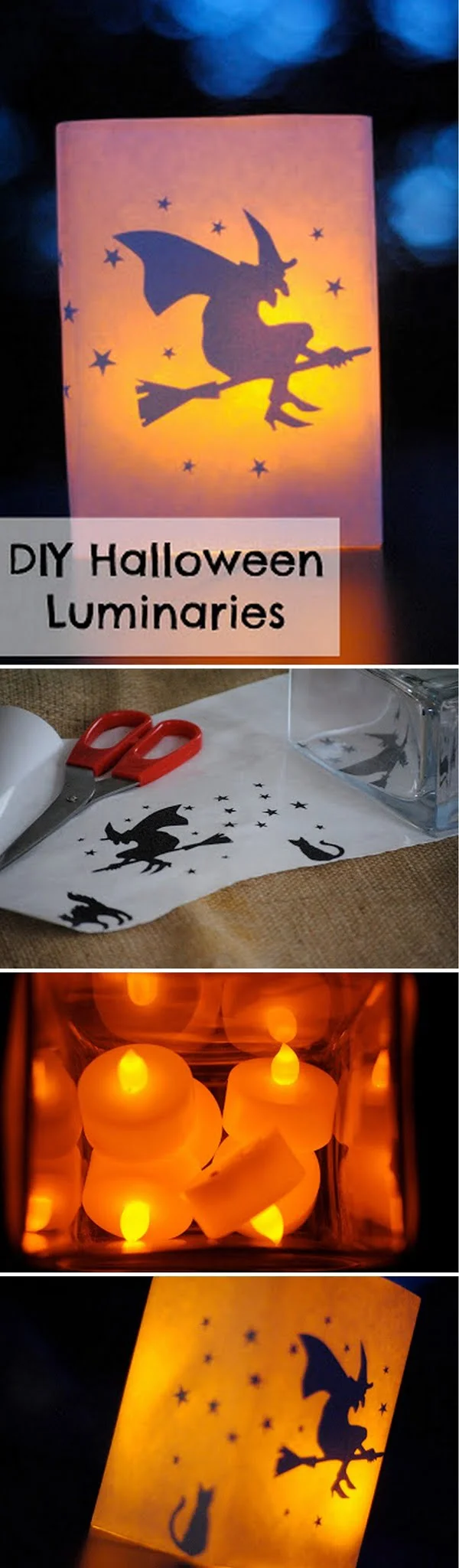 Check out the tutorial on how to make  luminaries for  home decoration 