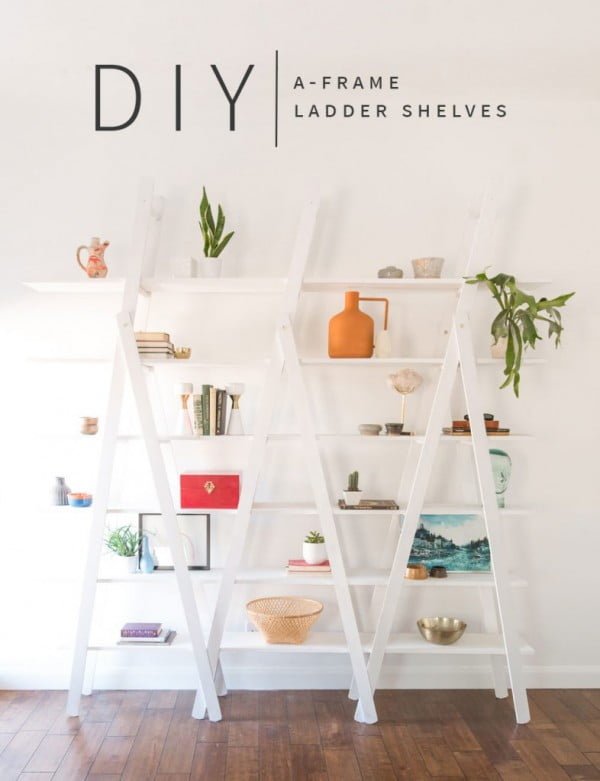 How to make a  ladder shelves HomeDecor  