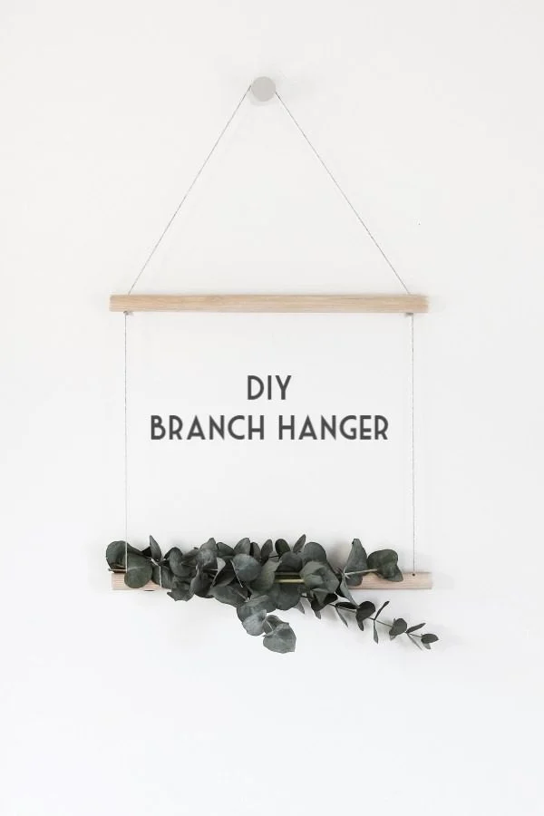 How to make a branch hanger HomeDecor