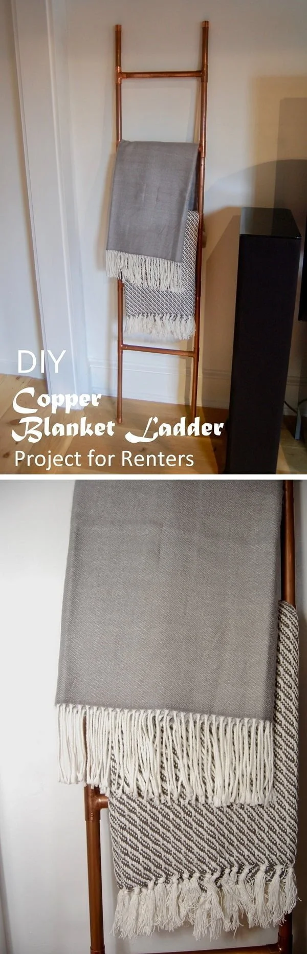 How to make a copper pipe blanket ladder for s