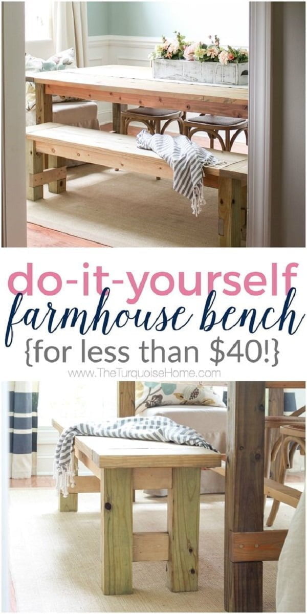 Easy idea on how to make a   bench   