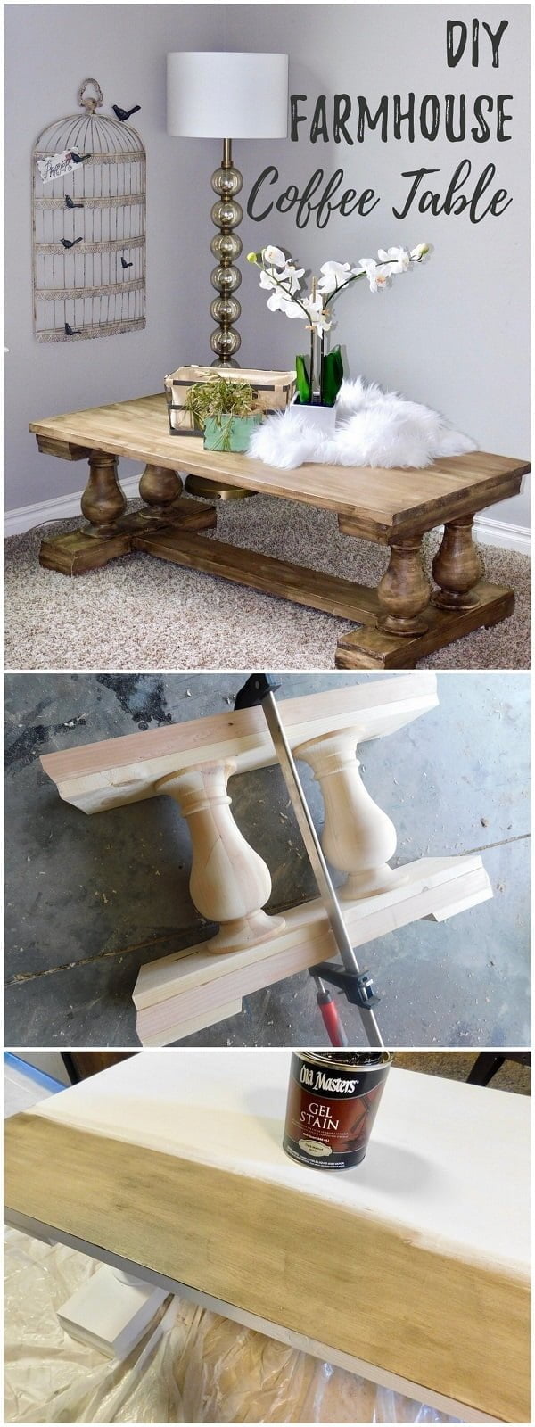 Easy idea on how to make a   coffee table   