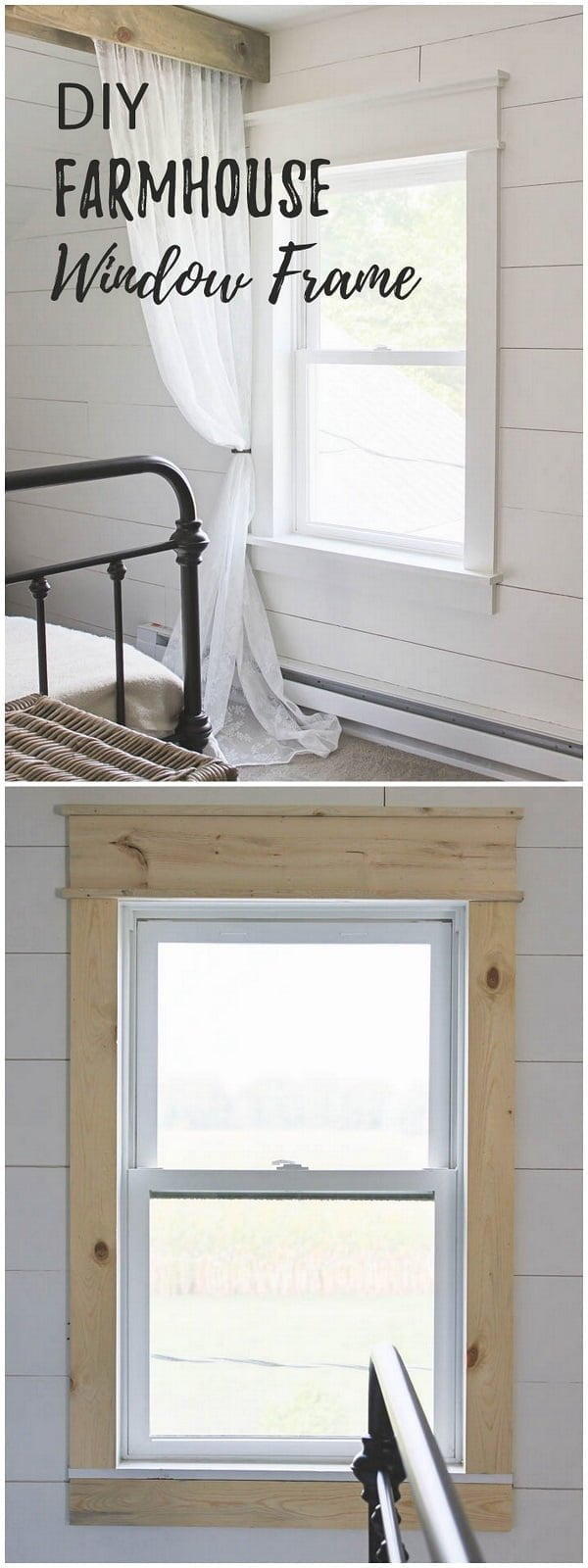 Easy idea on how to make a   window trim  