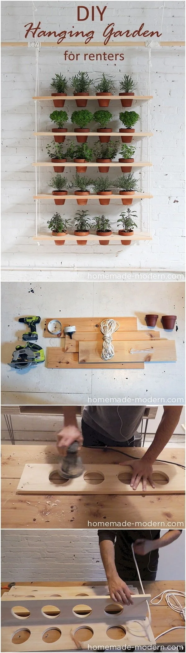 How to make a hanging garden for s