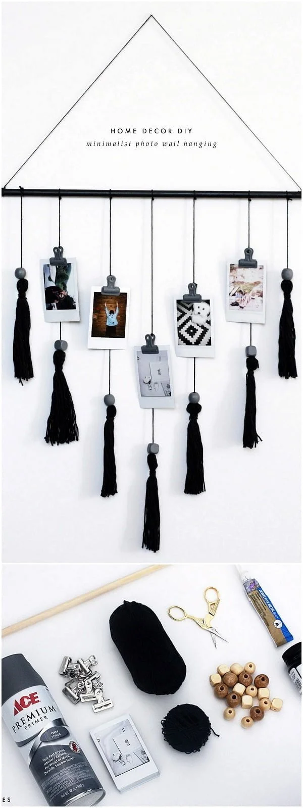 How to make a minimalist wall hanging