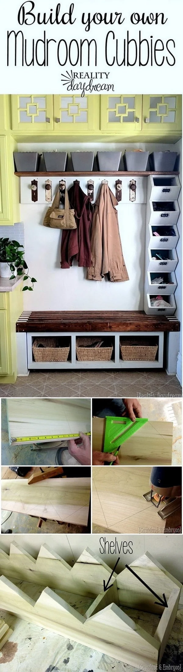 How to build mudroom cubbies on a