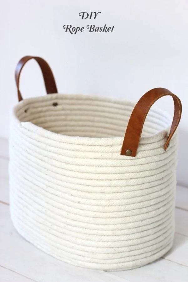 How to make a rope basket HomeDecor