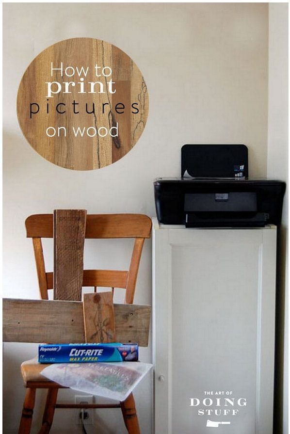 Check out this easy idea on how to  print on wood that you can make and sell  