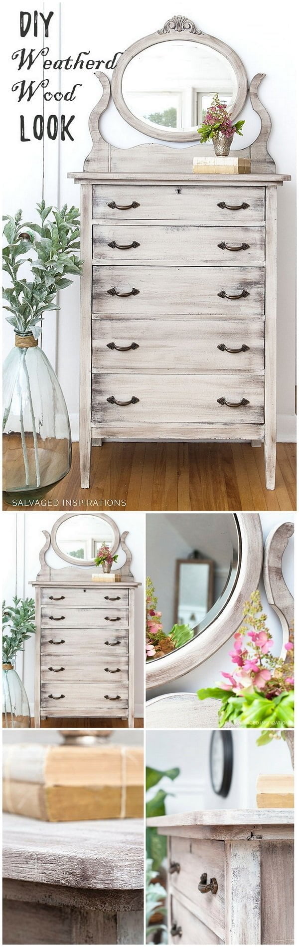 Easy idea on how to create a  weathered  look    