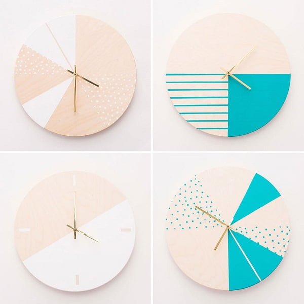 Modern Wooden Wall Clock to Make and Sell  