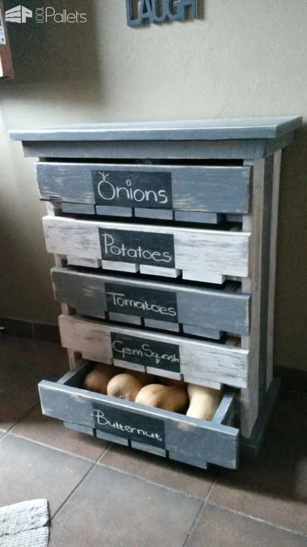 Check out this cool idea of a fruit storage unit
