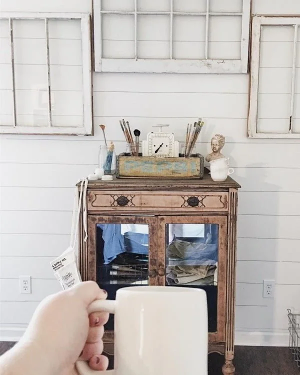 Can't have too much of old window frames!   