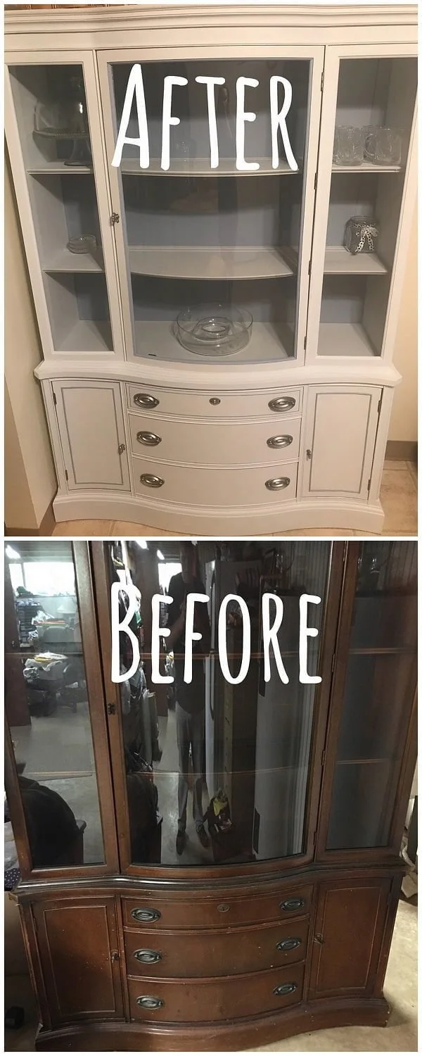30 Most Impressive DIY Makeovers of Flea Market Finds - Check out this   flip of an old cupboard makeover   