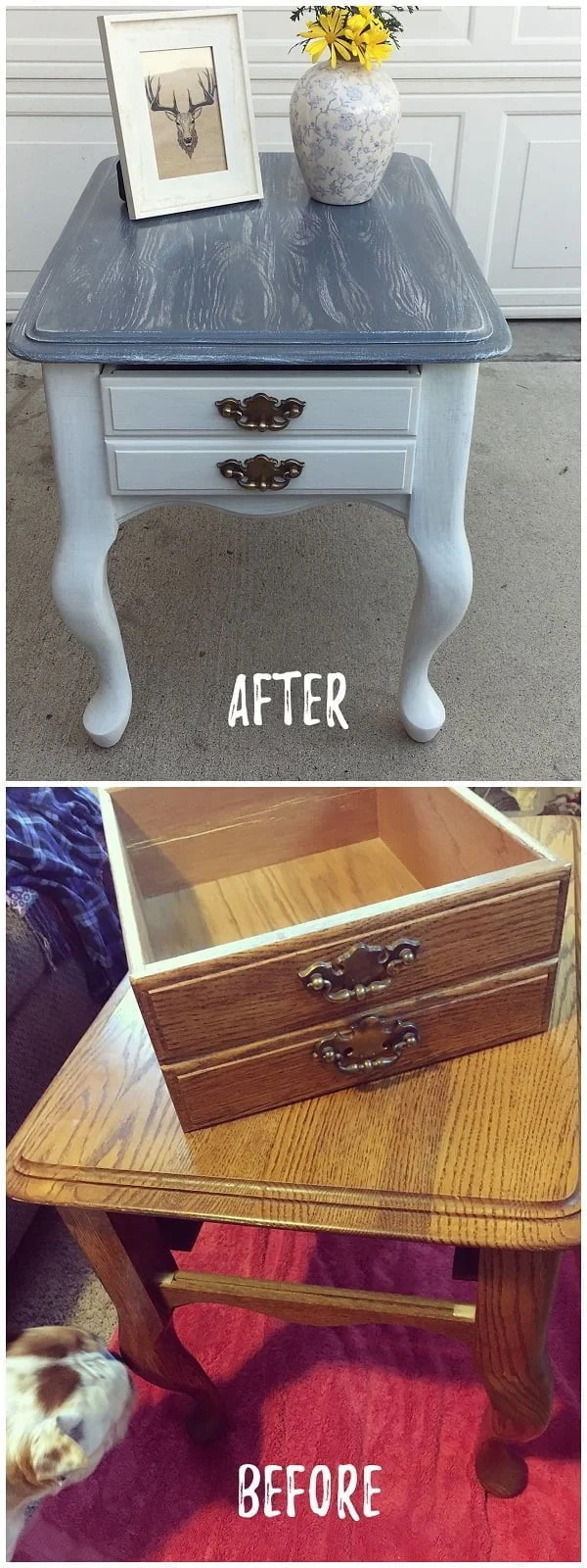 30 Most Impressive DIY Makeovers of Flea Market Finds - Check out this   flip of a nightstand   