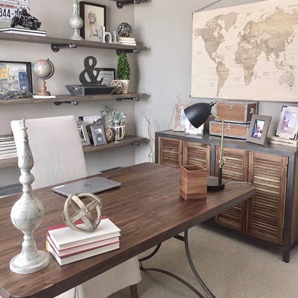 100 Charming Farmhouse  Office  Decor  Ideas for Your Home