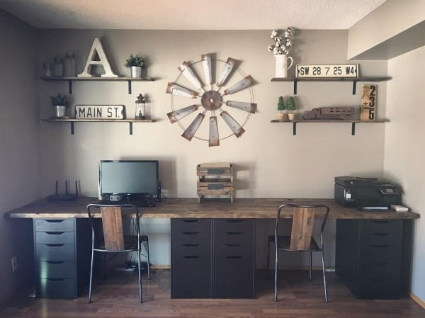 100 Charming Farmhouse  Office  Decor  Ideas for Your Home