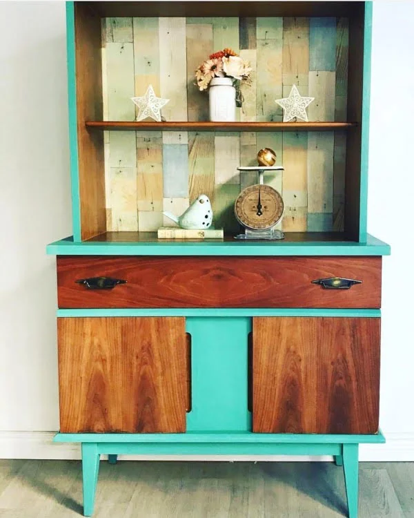 30 Most Impressive DIY Makeovers of Flea Market Finds - Check out this   flip of a rustic cupboard   
