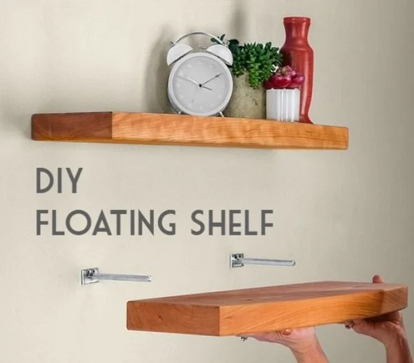 You have to see this tutorial on how to build  simple floating shelves   
