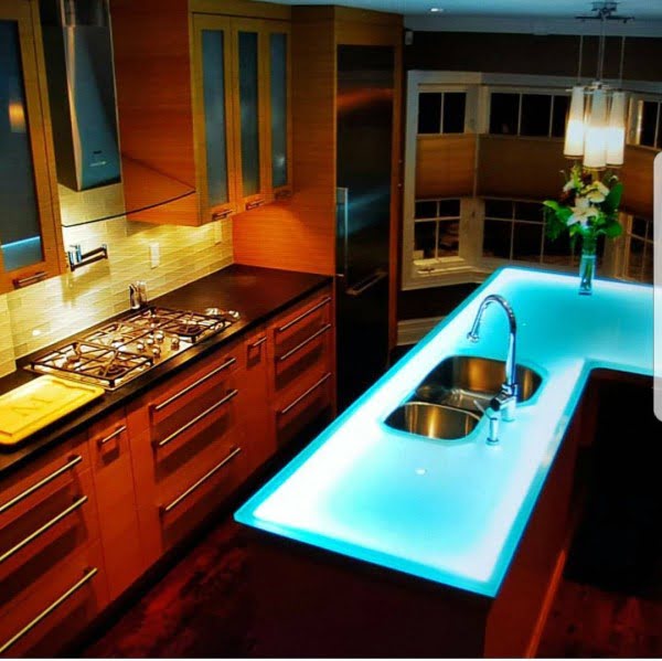 Glass Countertops Are They Worth The Risk