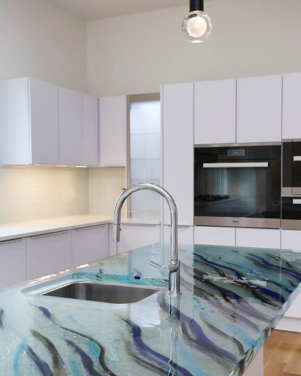 Glass Countertops Are They Worth The Risk