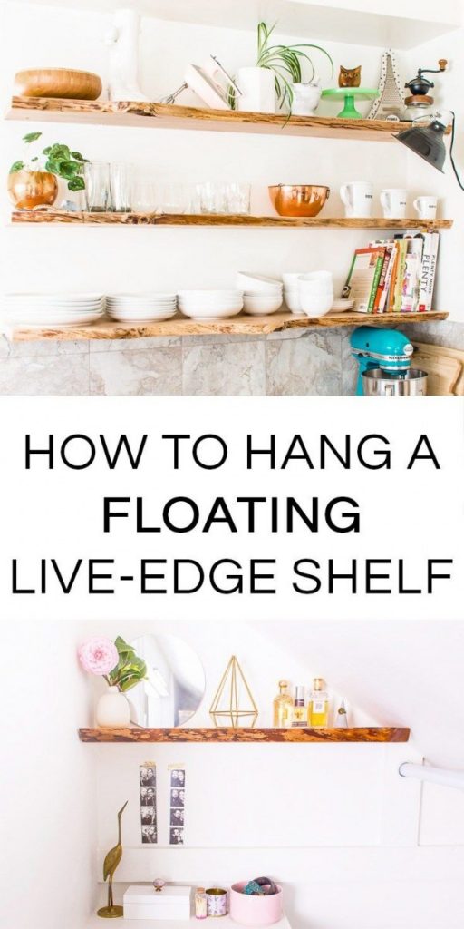 50 Easy DIY Hanging and Floating Wall Shelves on a Budget